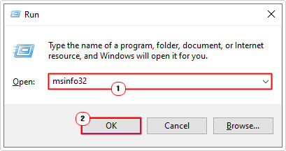 open system information using run box