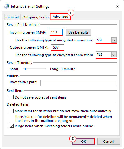 select advanced then verify security settings