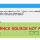 Fixing Error! Reference source not found in Microsoft Word