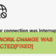 Fixing “A Network Change Was Detected” Errors