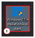 open Windows Installation Assistant on desktop