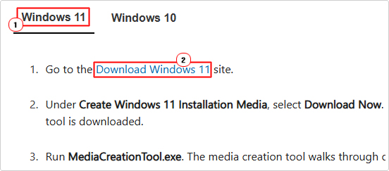 select OS then click on download windows