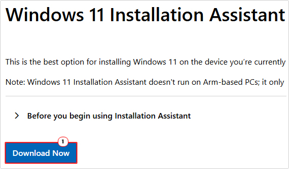 click on download now for your windows