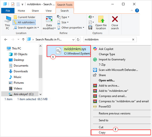 copy file in File Repository