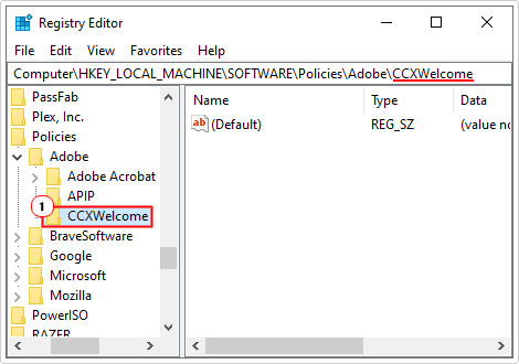 name new key CCXWelcome